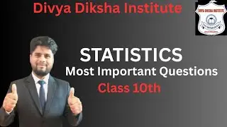 Statistics Class 10 Maths | Most Important Questions 🔥 Board Exam 2026