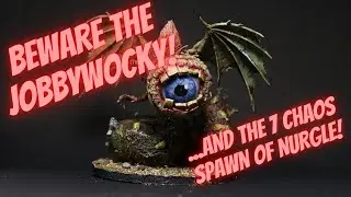 Sculpting a Miniature for Warhammer - the 7 Chaos Spawn of Nurgle Collab.