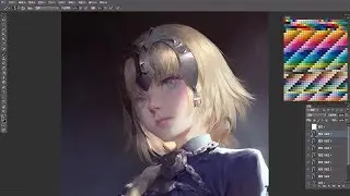 Digital Art - How to Paint a Girl