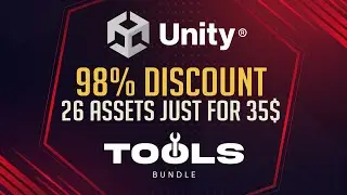CRAZY 98% limited time Sale - Unity Tools Bundle - Pay Just $35 for 26 Assets that worth $1444