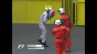 Kimi R&auml;ikk&ouml;nen Walks To His Yacht With The Appropriate Music
