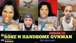 Rosealee with her boo Handsome Gvnman aka Ackeam 