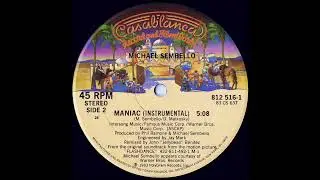 Michael Sembello - Maniac (Instrumental Version) (Vinyl High Quality)
