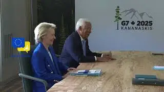 EU Leaders Stand Firm: Costa & Von der Leyen Get Ready to Confront Trump at G7 Summit