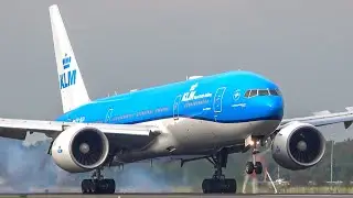 28 AMAZING HEAVY Landings & Takeoffs to Kick Off the New Year | A380 B747 B777 | Amsterdam Spotting