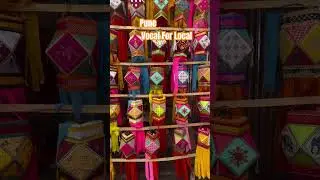 Pune City Market #makeinindia #indianproducts #handmade #indianarchitect  #diwalilamps #handcraft