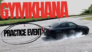 Gymkhana Practice Event in the Subaru Legacy