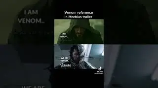 VENOM reference in morbius trailer // morbius telling I am venom #morbius