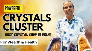 Benefits of Crystals Cluster | Citrine and Amethyst Crystals Cluster | Crystal shop in Delhi
