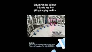 GRAND BRAND EYE DROP LIQUID FILLING CAPPING SEALING MACHINE AUTOMATIC PRODUCTION LINE