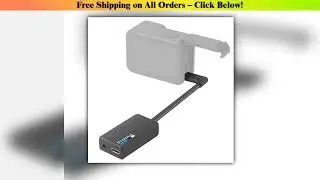 For GoPro HERO5 Hero13/12/11/10/9/8/7/6/5 Black Pro 3.5mm Mic Adapter Suit MICROPHONE ADAPTER