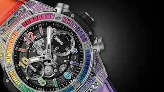 HUBLOT - BIG BANG UNICO TITANIUM RAINBOW