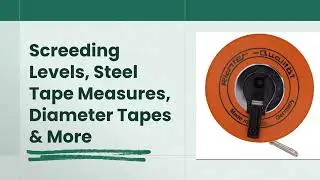 Richter Precise Tape Measures & Levels - Available at Buy Brand Tools