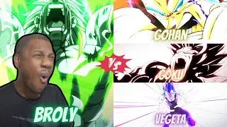 AyoStiff Reacts to GOKU, VEGETA & GOHAN vs BROLY 2 | Fan Animation | MIKOSHIN SAGA &middot; 12