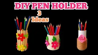 Diy Pen holder Ideas  | Best Diy Bottle  pen holder | out of waste from plastic Bottle | Unique idea