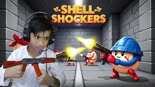Playing Shell Shockers | Uzair Gaming | Shell Shockers