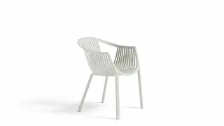 Patioflare Capri Patio Chair 2PK, Grey/ Fauteuil de patio Capri de Patioflare,  ensemble de 2, gris