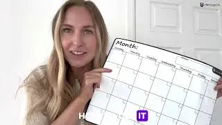 My Favorite Dry Erase Monthly Calendar &ndash; Life Saver! | Big Layout, Clean Look, Zero Mess