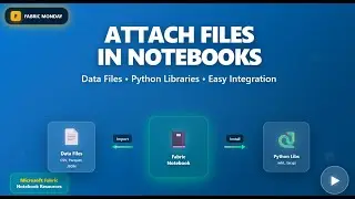 Fabric Monday 28: Attach Files in Notebooks