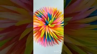 How to Make Beautiful Craft with Paper #craft #diy #shortvideo  #homemadepapercraft #papercraft