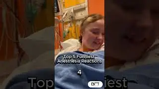 Top 5 Funniest Anesthesia Reactions #FunnyReactions #AnesthesiaFails #ViralVideos #Shorts
