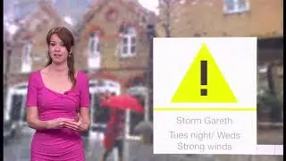 Weather Events 2019 - Wind & rain then Storm Gareth (UK) - BBC London Weather - March 2019