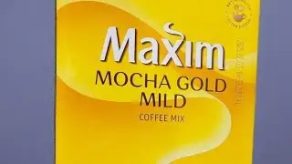 Maxim mocha gold milk coffee mix #maimmocha #koreancoffee # Koreanfood 💜☕