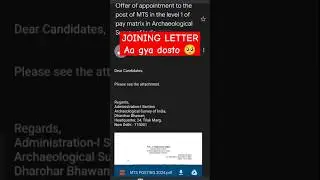 FINALLY 🥺🏆✨💫 #ssc #joiningletter #sscmts #asidelhi #delhimts #shorts