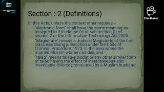 The Muslim Women (Protection of Rights on Marriage) Act 2019