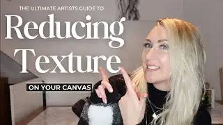 Tutorial: how to SMOOTH down your canvas and reduce TEXTURE