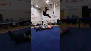Diving Elbow Drop! #shorts