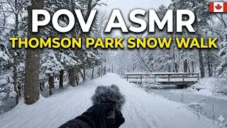 Thomson Memorial Park Winter Walk 🇨🇦 Toronto POV ASMR (January 2026)