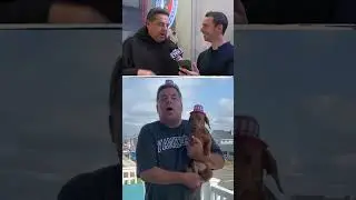Willie Boy goes to Yankee Stadium with Steve Schirripa