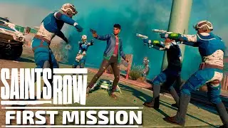 Saints Row - First Mission in 4K on PC [Gaming Trend]