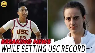 JuJu Watkins Continues Chasing Caitlin Clark Scoring Marks While Setting USC Record