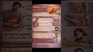 Fatty Liver: Early Warning Signs You Should Not Ignore #fattylivertreatment #shortvideo
