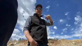 Zero mph life. On tour at the Heartland mining property.