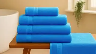 HOUSEGADS Premium Cotton Hand Towels | Extra Large, Super Soft & Absorbent | Perfect for Bathroom