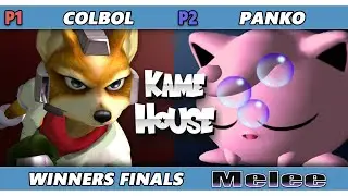 Kame House 112 WINNERS FINALS - Colbol (Fox) Vs. Panko (Jigglypuff) Smash Melee - SSBM