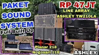 PAKET SOUND HAJATAN 47JT // LINE ARRAY TW210LA ASHLEY