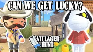Удачная охота на жителей деревни?! Western Ghost Town Island: Animal Crossing New Horizons