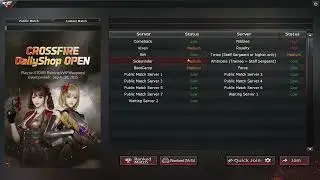 CROSSFIRE PH  SERVER AS OF 9/4/2025