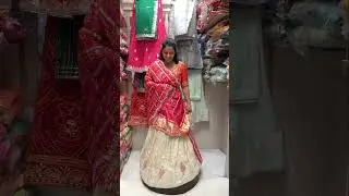 Kaisa laga ye lehnga ??? #jaipur #jaipurmarket #jaipurbazar