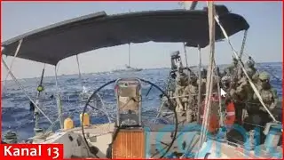 Последнее судно флотилии Газы, взятое на абордаж израильскими военными