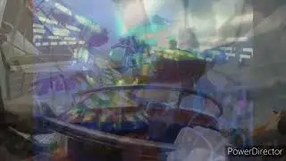 Everyone Screaming With Ned's Newt Theme Song With Is UFO Ride Round 2