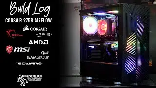 Corsair 275R Airflow Black PC build