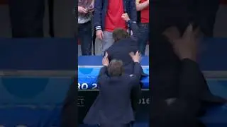 Antonio Conte Scores from the Sideline! Coach's Goal Stuns Everyone! #AntonioConte #Managerskills