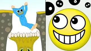 Huggy Story 🙊 🙉 🆚 Hide Ball 🏈 ⚽ | New  Oddly Smooth ASMR Gameplay 🎮😍| New Updates 2025 !!
