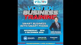 VOLTEN BUSINESS TRAINING : SMART  BUSINESS WITH SMART PHONE BY DATIN SHAREENA CHONG ABDULLAH