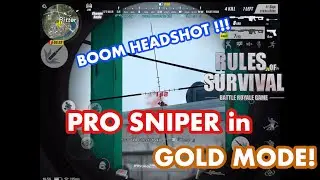 PRO SNIPER in Gold Mode !! // ROS Kills Montage EP.21